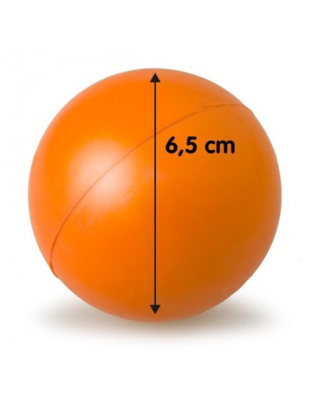 PELOTA MACIZA DE GOMA Mediana 6,5cm.