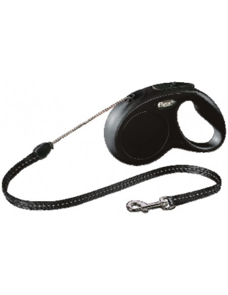 FLEXI NUEVO CLASSIC XS Cordon 3 mts. Negro