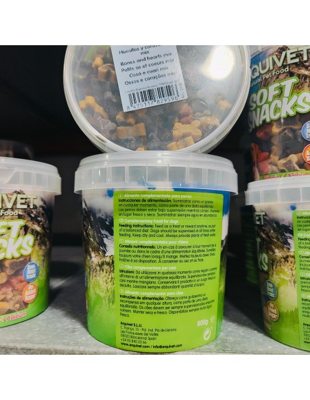 SNACK HUESITOS Y CORAZONES MIX 800 gr.