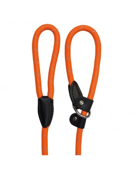 TIRADOR COLLAR NYLON REFLECTANTE NARANJA