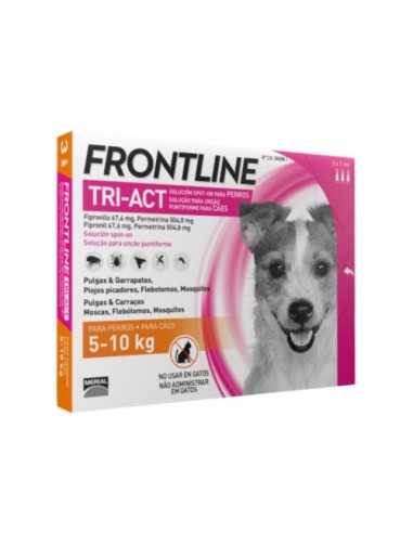 FRONTLINE TRI-ACT 2-5 KG. XS 6 PIPETAS