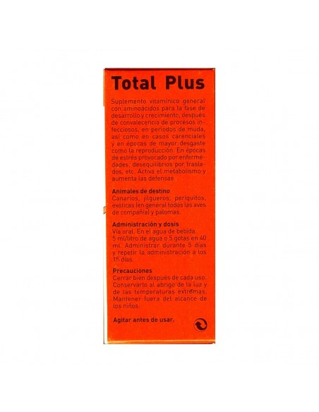 TOTAL PLUS AMINOACIDOS 25 ML. PETNATURA TOTAL PLUS AMINOACIDOS 25 ML. PETNATURA