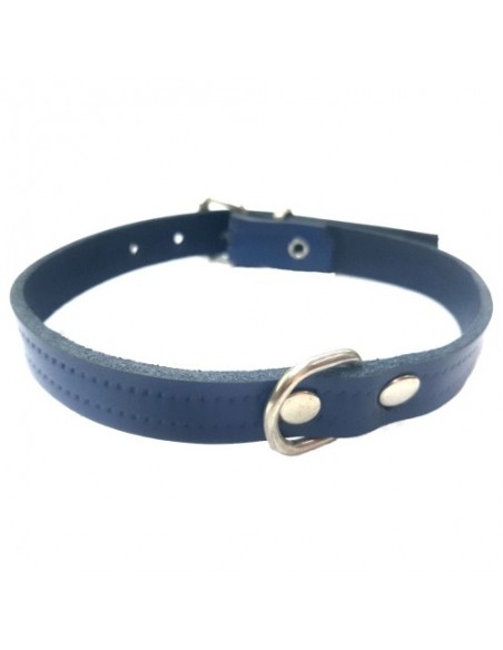 COLLAR CUERO NEGRO LAURA 1,5x 35cm.