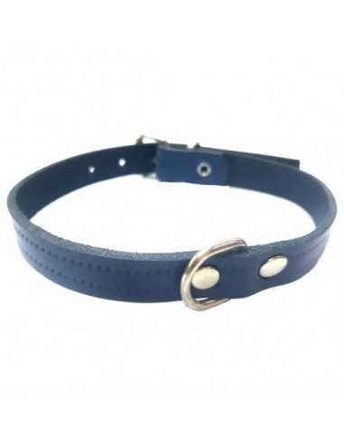 COLLAR CUERO NEGRO LAURA 2,5x 45cm.