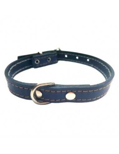 COLLAR CUERO NEGRO LAURA MOD.53 1,5X 35CM.
