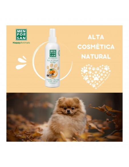 MENFORSAN AGUA DE COLONIA Vainilla/NARANJA Perros 125ml. MENFORSAN AGUA DE COLONIA Vainilla/NARANJA Perros 125ml.