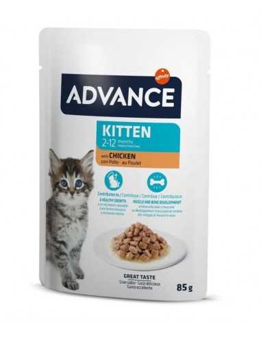 Advance Bocaditos en Salsa con Pollo 85 gr.Gatitos