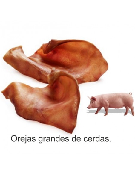 OREJAS DE CERDA EXTRA 5 UDS. BOLSA