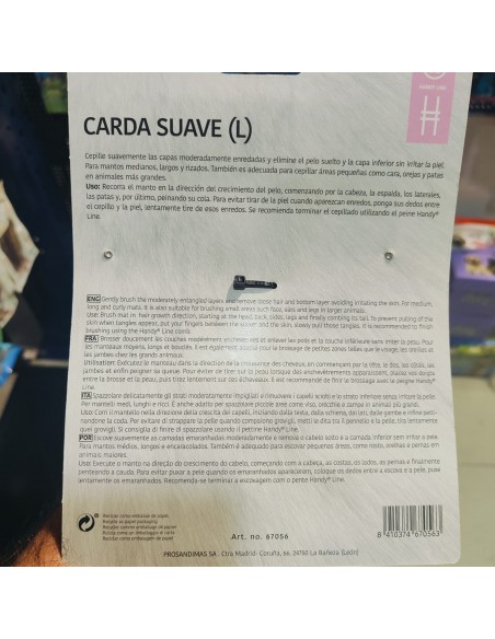 CARDA SUAVE TALLA L. LINEA HANDY