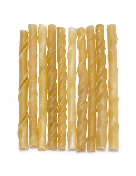 PALITOS PIEL ESPIRAL 12cm. Bolsa 10 Unidades