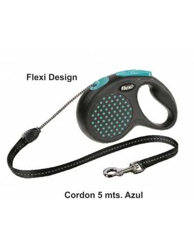 FLEXI DESIGN M Cordon 5 mts. AZUL
