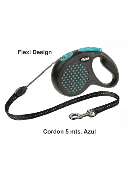 FLEXI DESIGN M Cordon 5 mts. AZUL