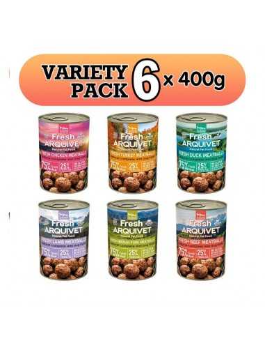 VARIETY PACK - 6 unidades x 400 g - Arquivet Albondigas
