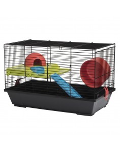 JAULA HAMSTERS 948 NEGRA "nuevo modelo"