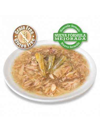 LATA Atún blanco y anchoas en salsa.80gr.