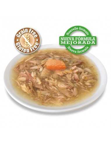 LATA Atún blanco y salmón en salsa 80gr.