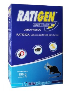 RATICIDA RATIGEN SECURE CEBO FRESCO 150 GR. Brodifacoun