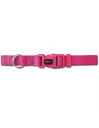 COLLAR NYLON BASICO NEGRO 20-30X1CM