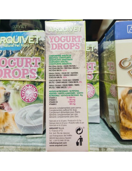 YOGURT DROPS 65 gr. Perros