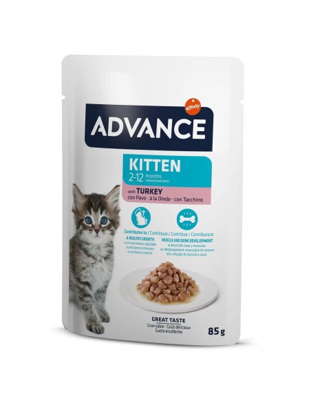 Advance Bocaditos en Salsa con Pavo 85 gr.Gatitos