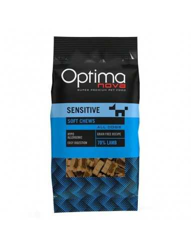 SNACK SENSITIVE CORDERO 150gr.Optima Nova