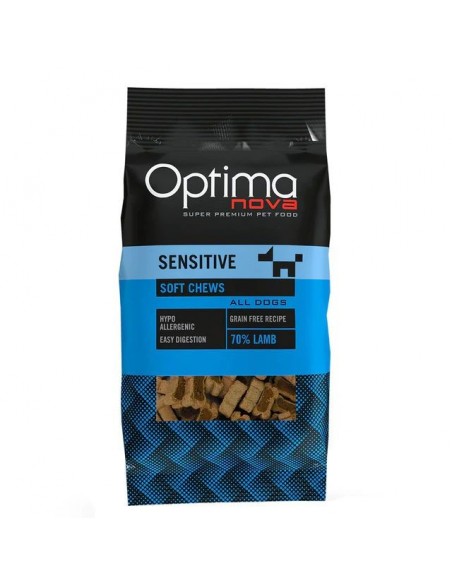 SNACK SENSITIVE CORDERO 150gr.Optima Nova