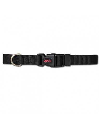 COLLAR NYLON BASICO NEGRO 40-55X2CM