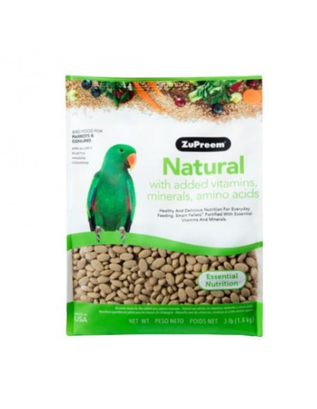 ZUPREEM NATURAL LOROS MEDIANOS 1,36 KG.