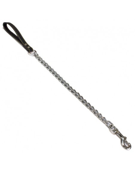 RAMAL METAL Y PIEL NEGRO 4x600 mm.