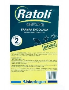RATICIDA RATOLI TRAMPA ENCOLADA 2 UDS.