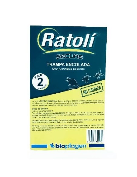 RATICIDA RATOLI TRAMPA ENCOLADA 2 UDS.