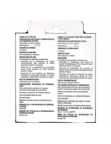 CANUC Collar Deltametrina 2 uds.de 48cm.