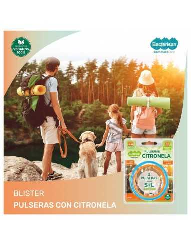 BACTERISAN PULSERAS CITRONELA 2 UDS.