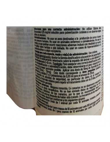DIPTRON AVES ORNAMENTALES 125ml.