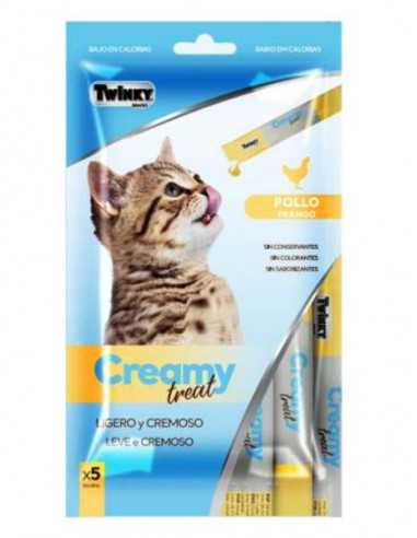 Snack CREMA con Pollo 5x15gr.Gatos