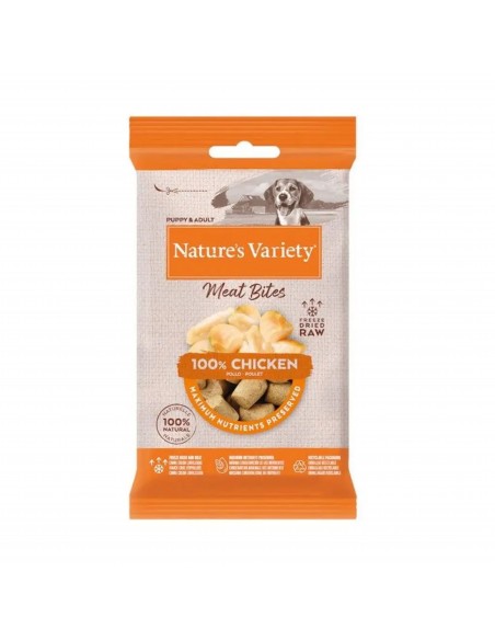 NATURES VARIETY MEAT BITES POLLO 20gr