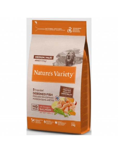 NATURES VARIETY HEALTHY GRAIN ADULT MEDIUM POLLO 3Kg.