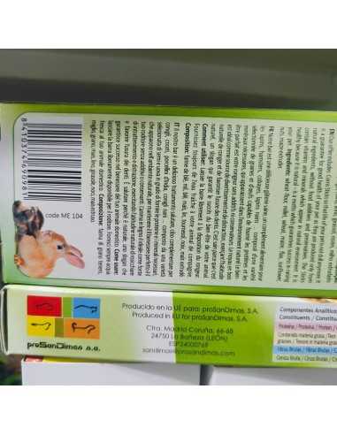 BARRITAS ROEDORES NUECES 90gr./2 uds.