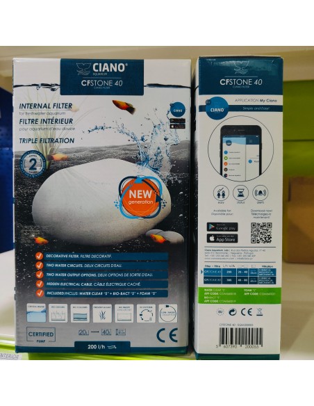 FILTRO INTERIOR CIANO CF STONE 40