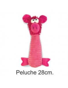 CERDITO PELUCHE ROSA 28cm.