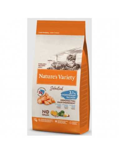 NATURES VARIETY CAT SELECTED STERILIZED SALMON 3 Kg.