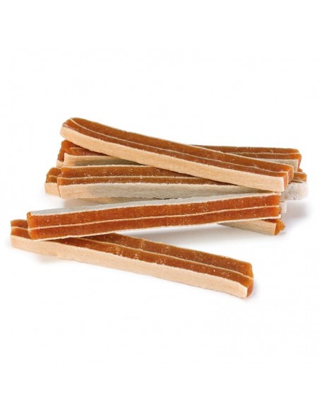 SNACK TIRAS DE POLLO Y PESCADO 100 gr. Arquivet