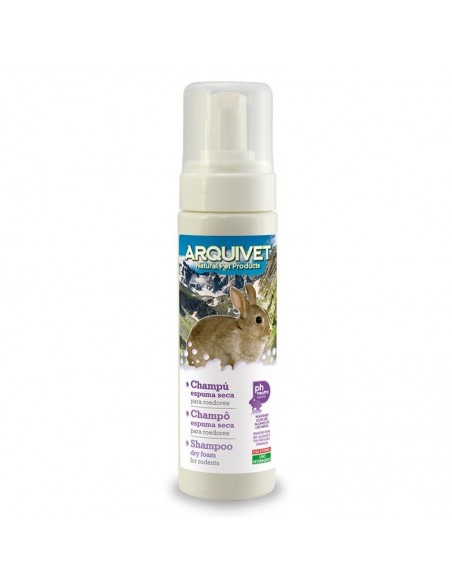 CHAMPU ESPUMA SECA ROEDORES 200 ML.