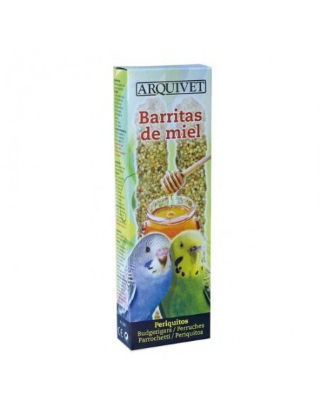 BARRITAS PERIQUITOS MIEL 2 UDS. Arquivet