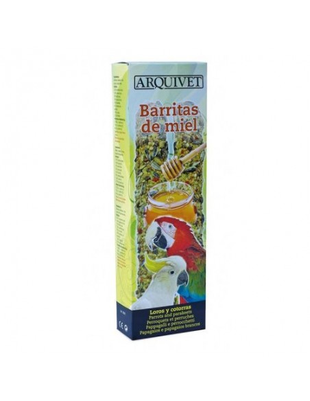 BARRITAS LOROS MIEL 2 UDS. Arquivet
