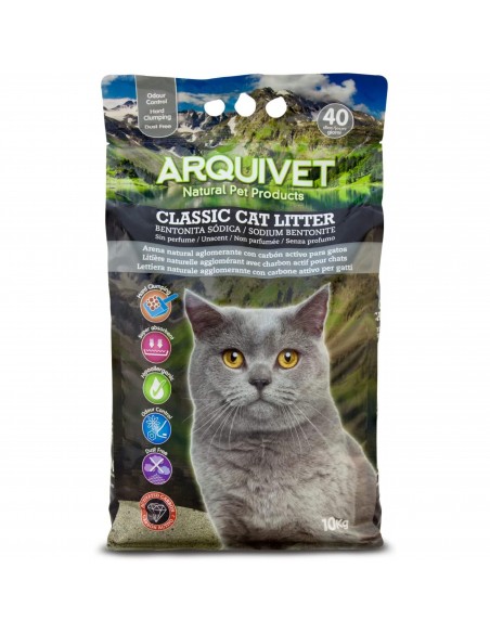 ARENA NATURAL BENTONITE Carbon Active 10 Kg.