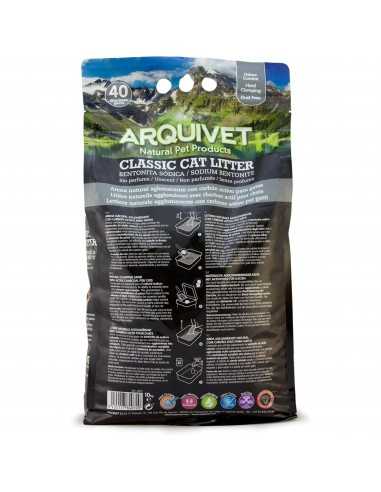 ARENA NATURAL BENTONITE Carbon Active 10 Kg.