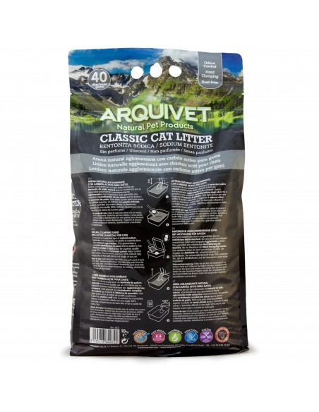 ARENA NATURAL BENTONITE Carbon Active 10 Kg.