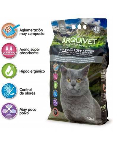 ARENA NATURAL BENTONITE Carbon Active 10 Kg.