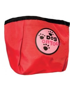 COMEDERO NYLON 1,8 LTS./17cm. ROJO